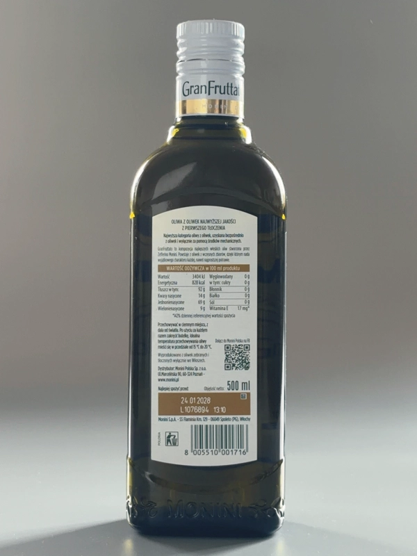 oliwa monini gran fruttato rewers